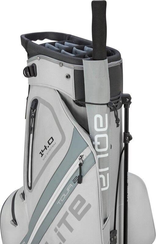 Big Max Dri Lite Hybrid Tour 2 stand bag, srebrno/szary