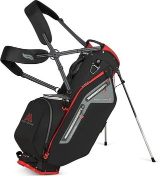 Big Max Dri Lite Feather 2 stand bag, czarno/czerwony