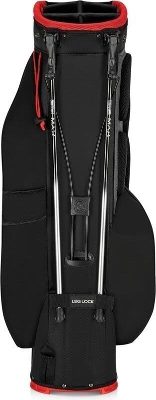 Big Max Dri Lite Feather 2 stand bag, czarno/czerwony