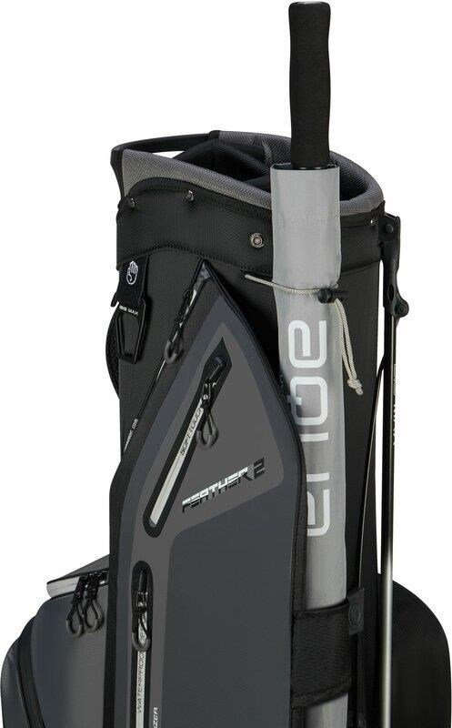 Big Max Dri Lite Feather 2 stand bag, szaro/czarny