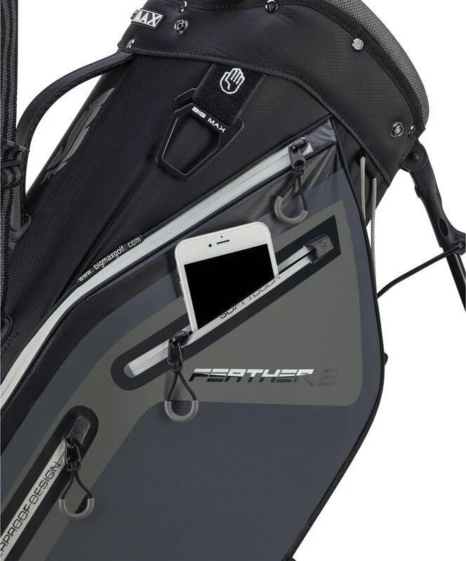 Big Max Dri Lite Feather 2 stand bag, szaro/czarny