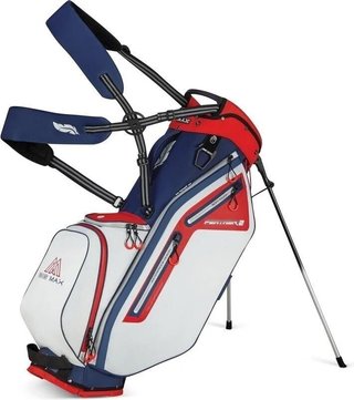 Big Max Dri Lite Feather 2 stand bag, niebiesko/czerwono/biały
