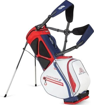 Big Max Dri Lite Feather 2 stand bag, niebiesko/czerwono/biały