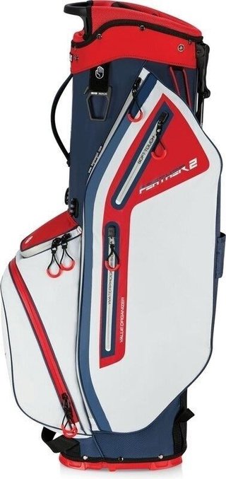 Big Max Dri Lite Feather 2 stand bag, niebiesko/czerwono/biały