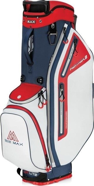 Big Max Dri Lite Feather 2 stand bag, niebiesko/czerwono/biały
