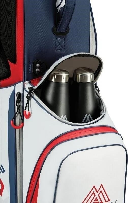 Big Max Dri Lite Feather 2 stand bag, niebiesko/czerwono/biały