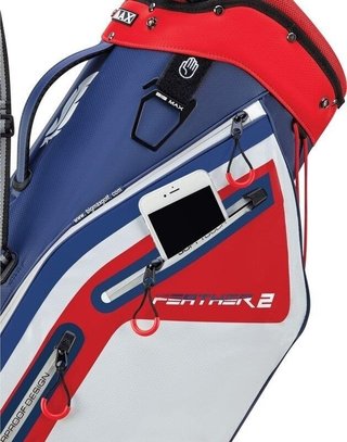 Big Max Dri Lite Feather 2 stand bag, niebiesko/czerwono/biały