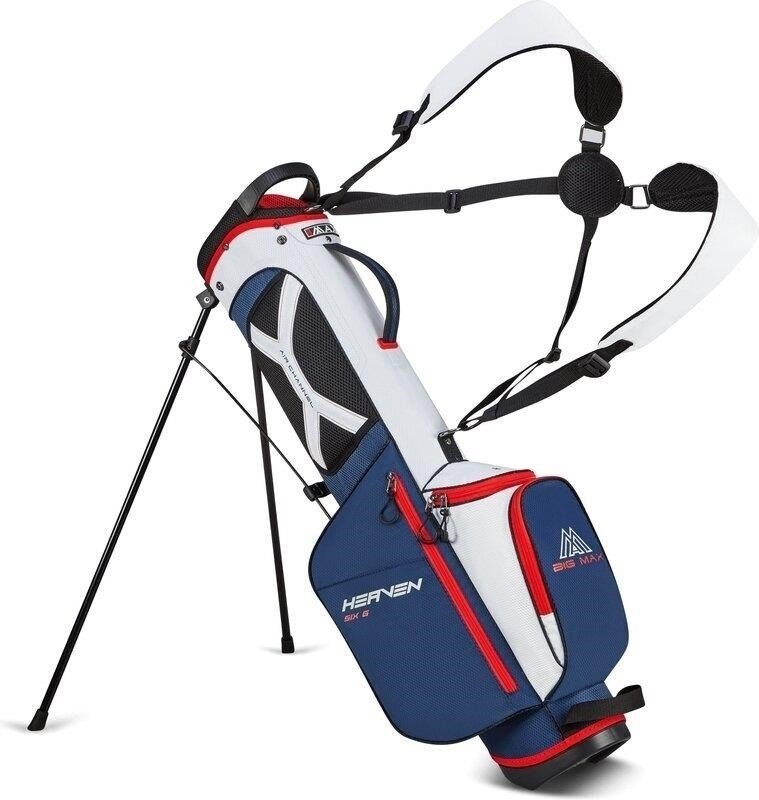 Big Max Heaven Six G stand bag, biało/granatowo/czerwony