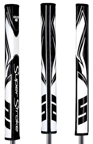 SuperStroke Zenergy Flatso 2.0 putter grip, czarno/biały