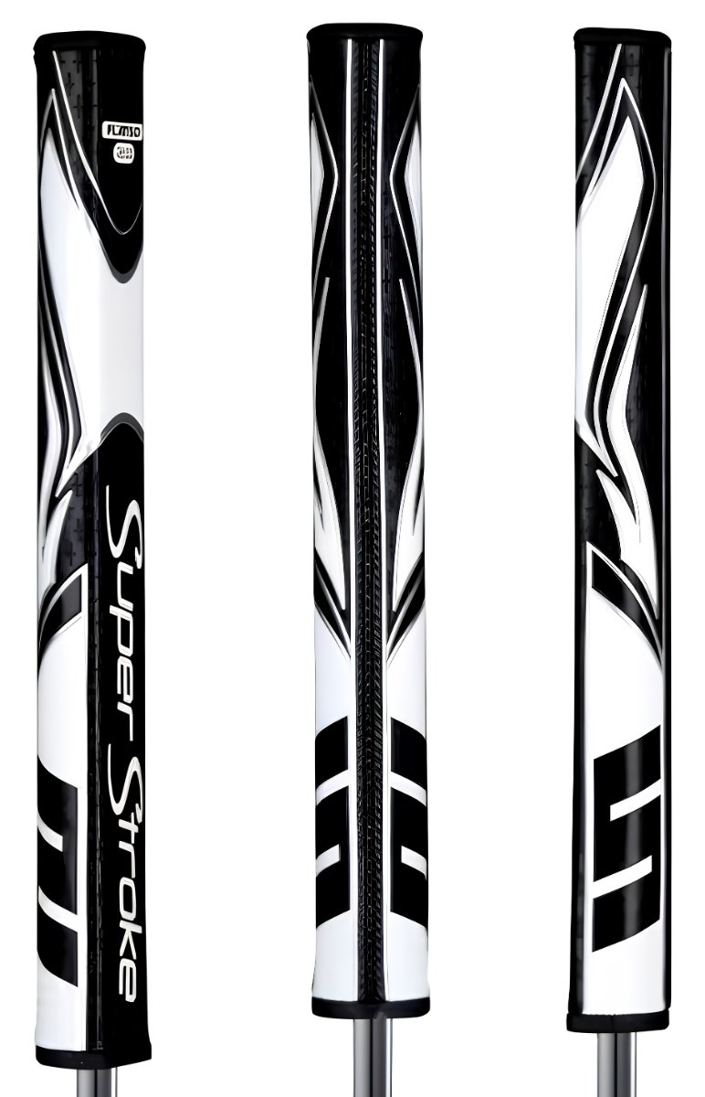 SuperStroke Zenergy Flatso 2.0 putter grip, czarno/biały