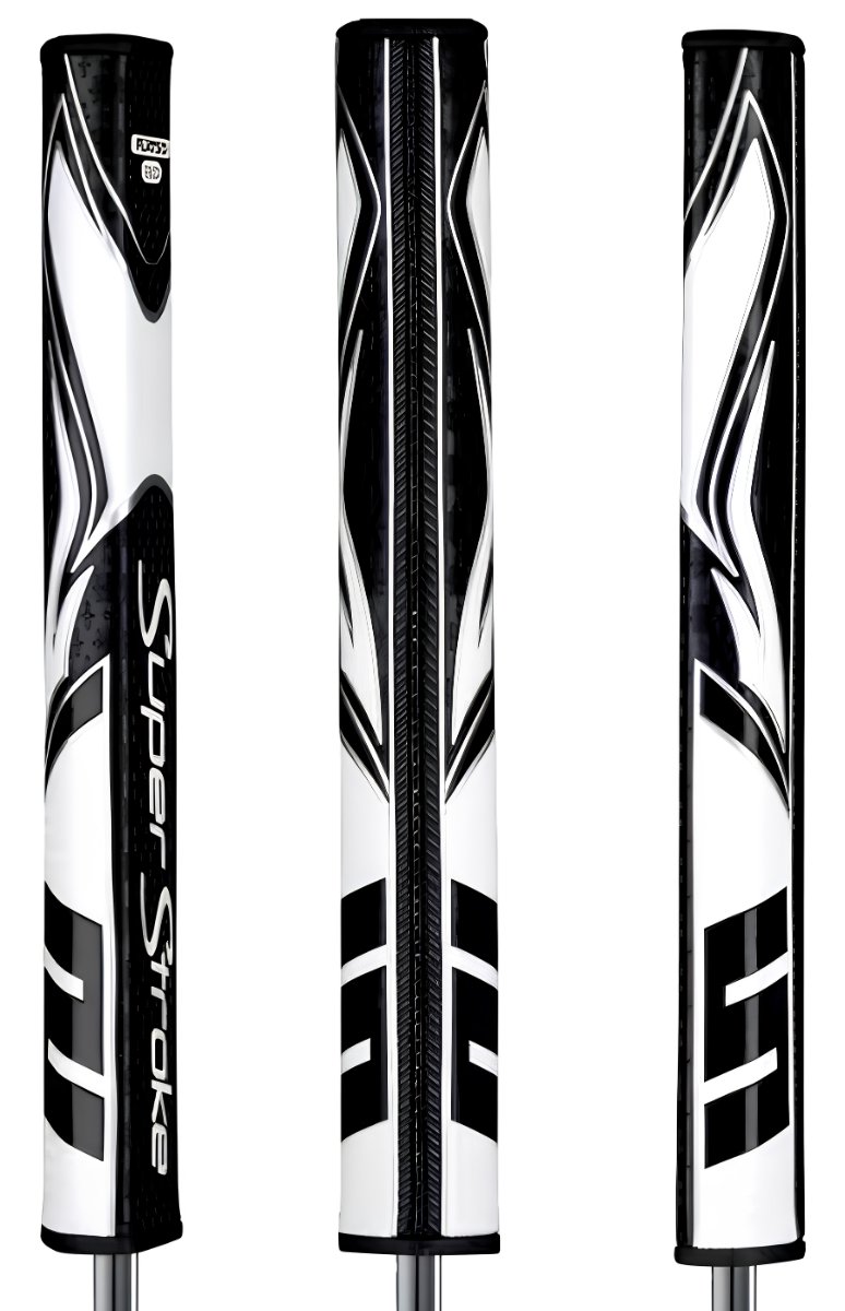 SuperStroke Zenergy Flatso 3.0 putter grip, czarno/biały