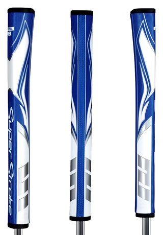 SuperStroke Zenergy Pistol GT 1.0 putter grip, modro/biały