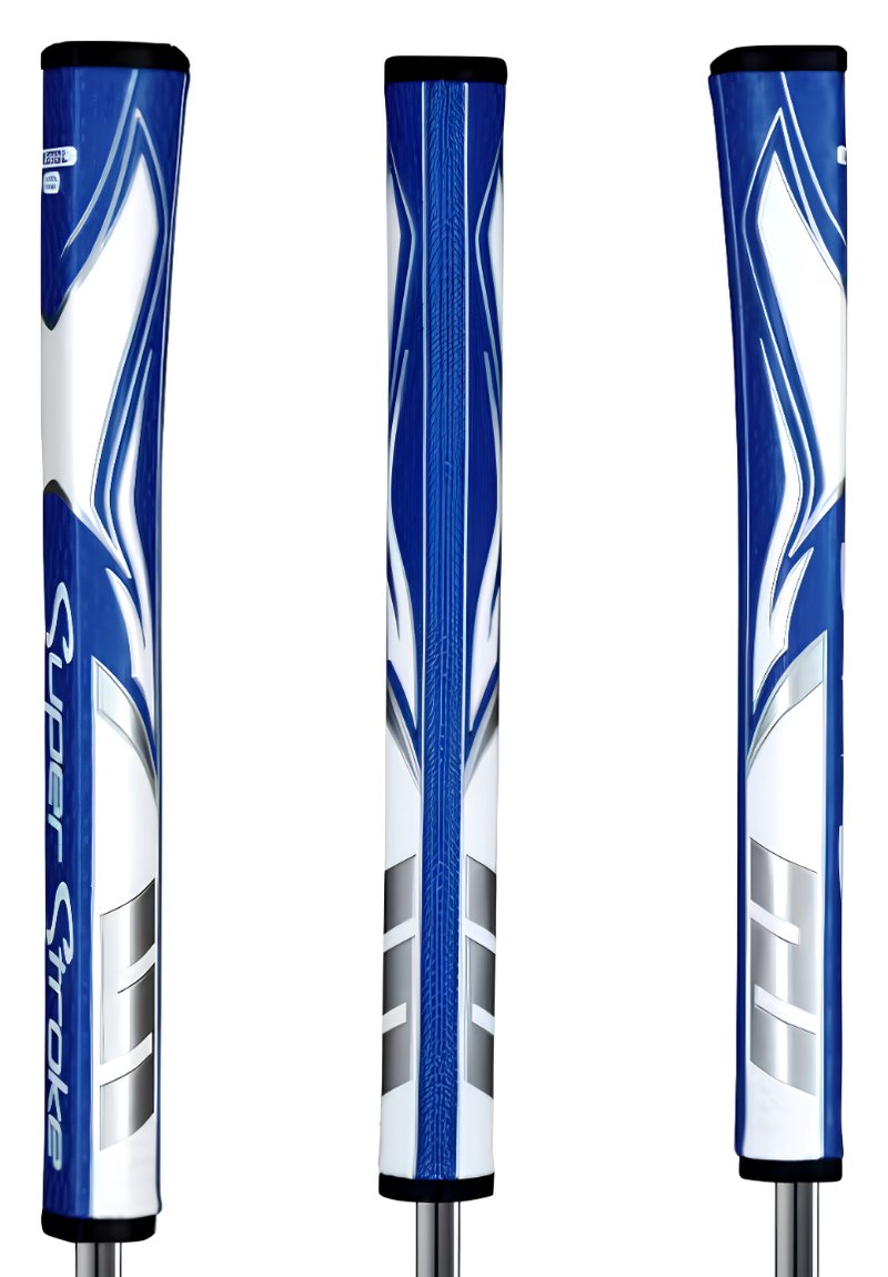 SuperStroke Zenergy Pistol GT 1.0 putter grip, modro/biały