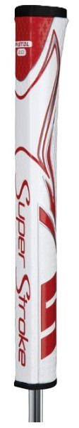 SuperStroke Zenergy Pistol GT 2.0 putter grip, biało/czerwony