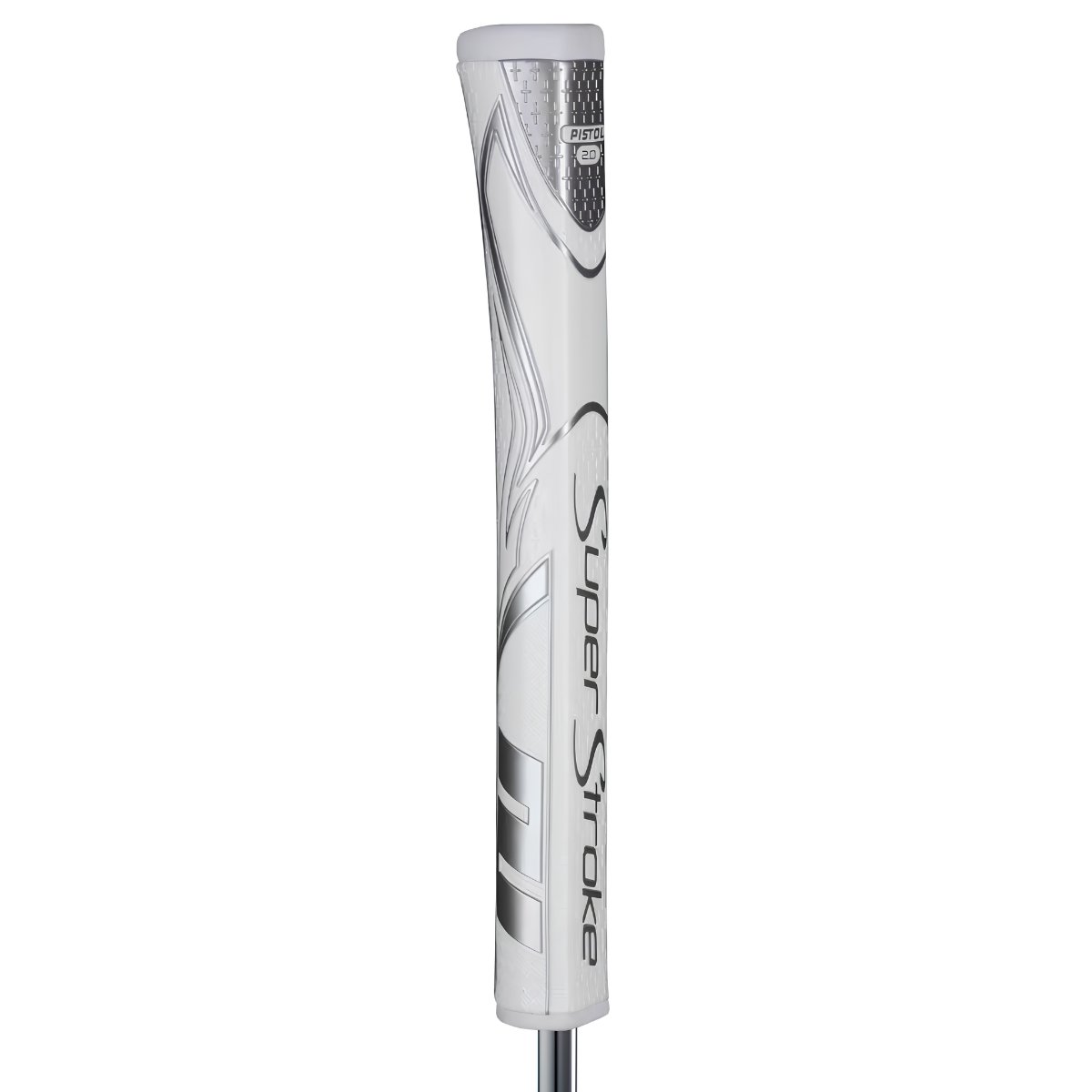 SuperStroke Zenergy Pistol GT 2.0 putter grip, biało/srebrny