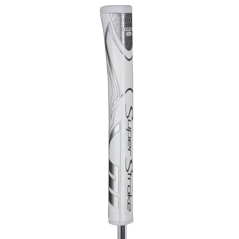 SuperStroke Zenergy Pistol GT 2.0 putter grip, biało/srebrny