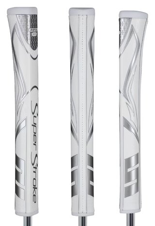 SuperStroke Zenergy Pistol GT 2.0 putter grip, biało/srebrny