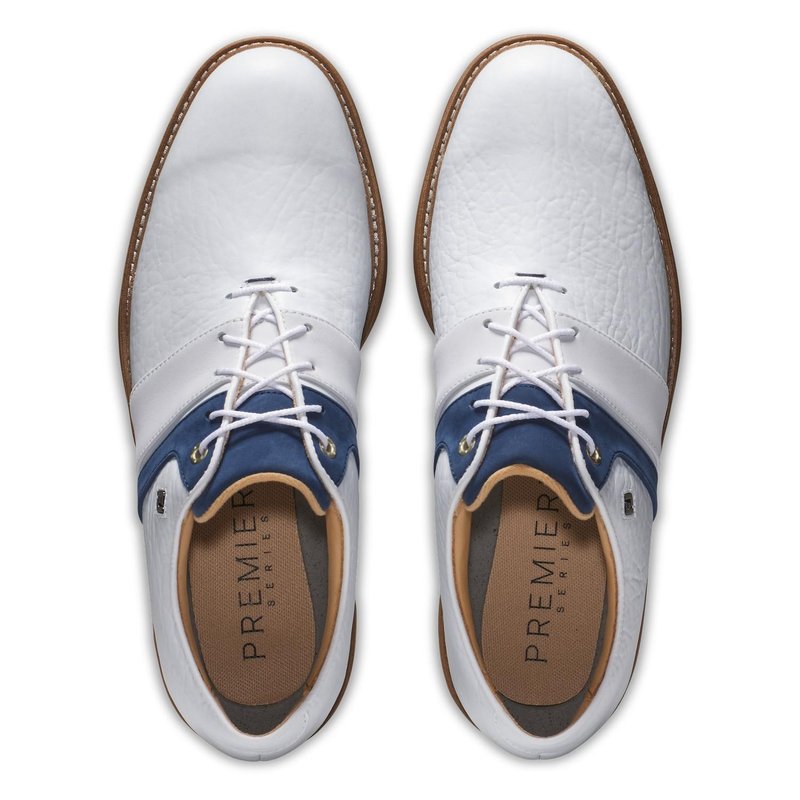 FootJoy Premiere Series Packard męskie buty golfowe, biało/granatowe