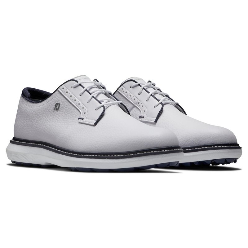 FootJoy Traditions męskie buty golfowe, białe/navy blucher