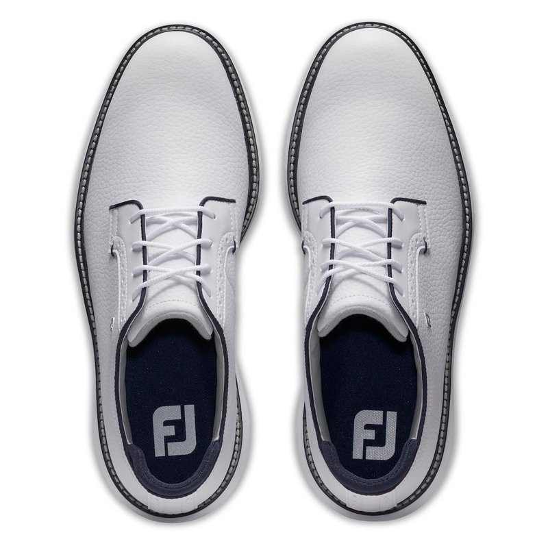 FootJoy Traditions męskie buty golfowe, białe/navy blucher