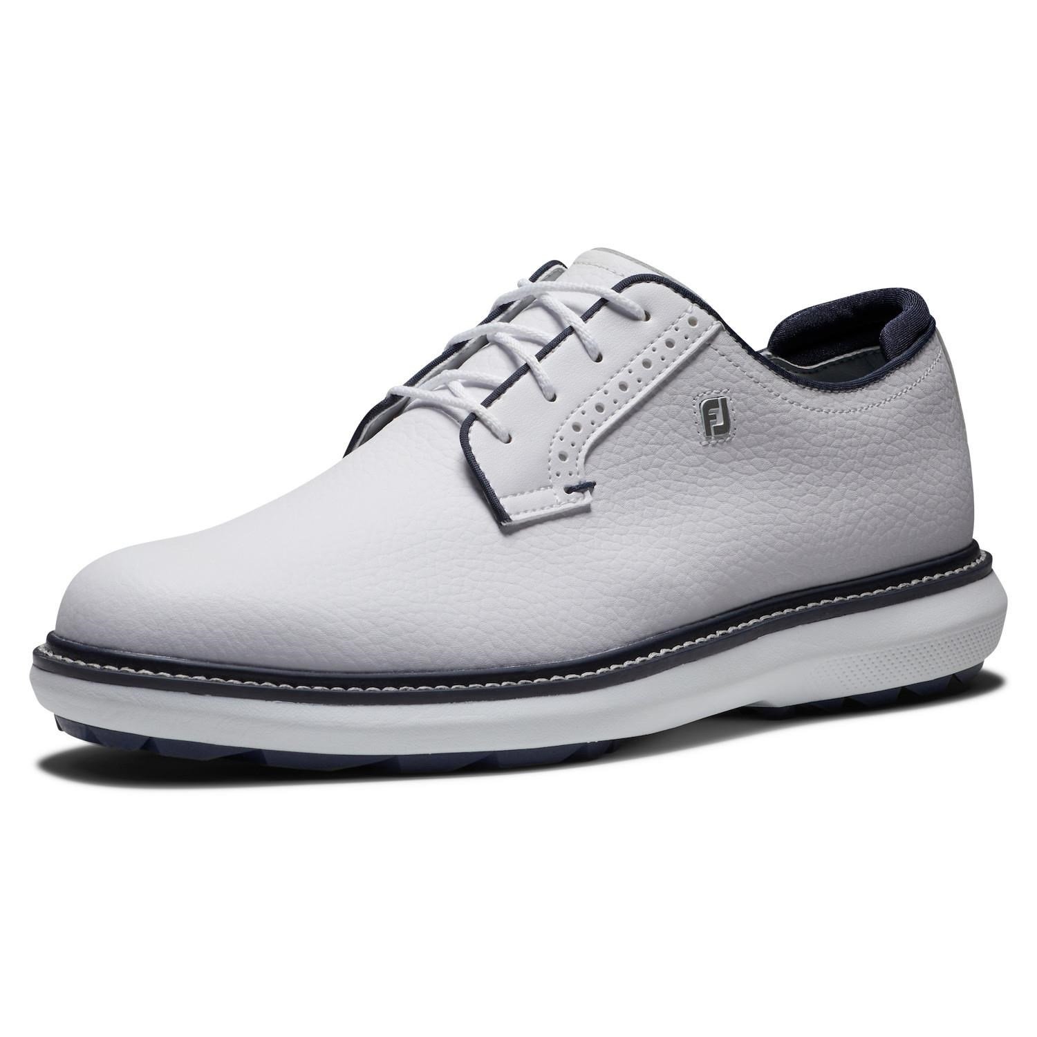 FootJoy Traditions męskie buty golfowe, białe/navy blucher