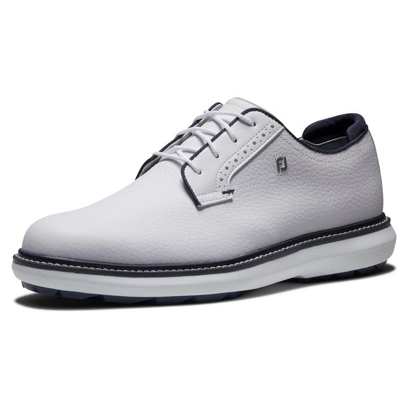 FootJoy Traditions męskie buty golfowe, białe/navy blucher