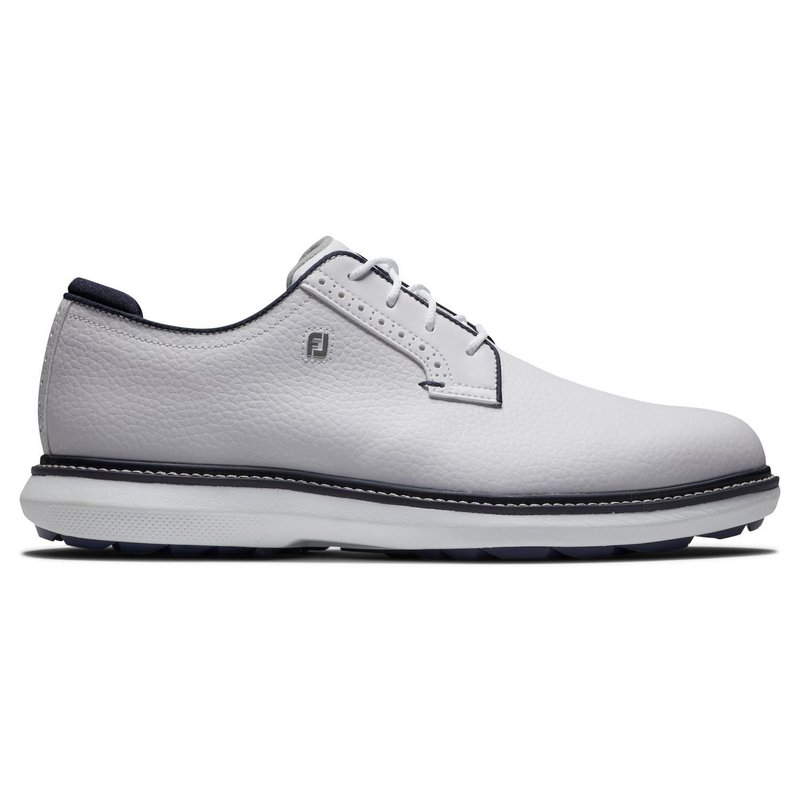 FootJoy Traditions męskie buty golfowe, białe/navy blucher