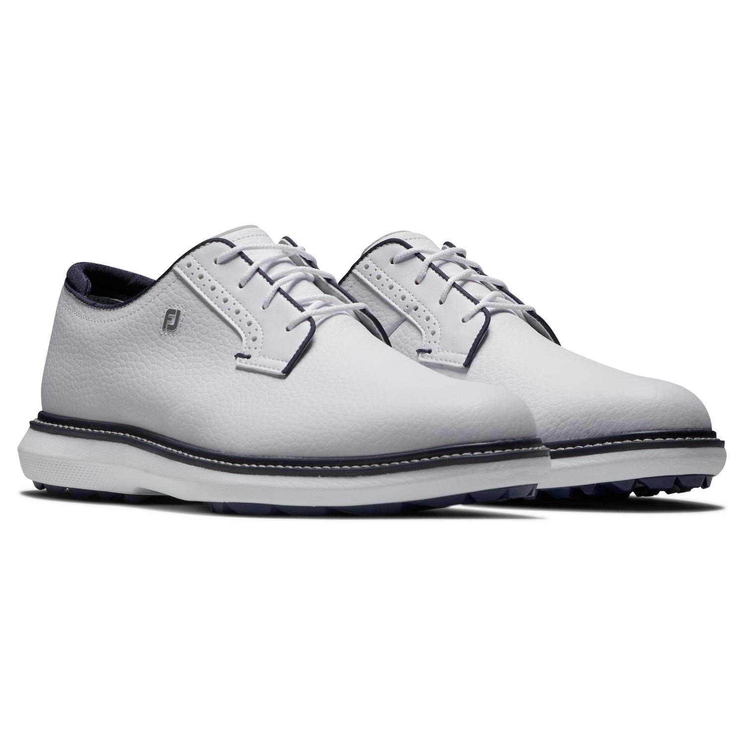 FootJoy Traditions męskie buty golfowe, białe/navy blucher