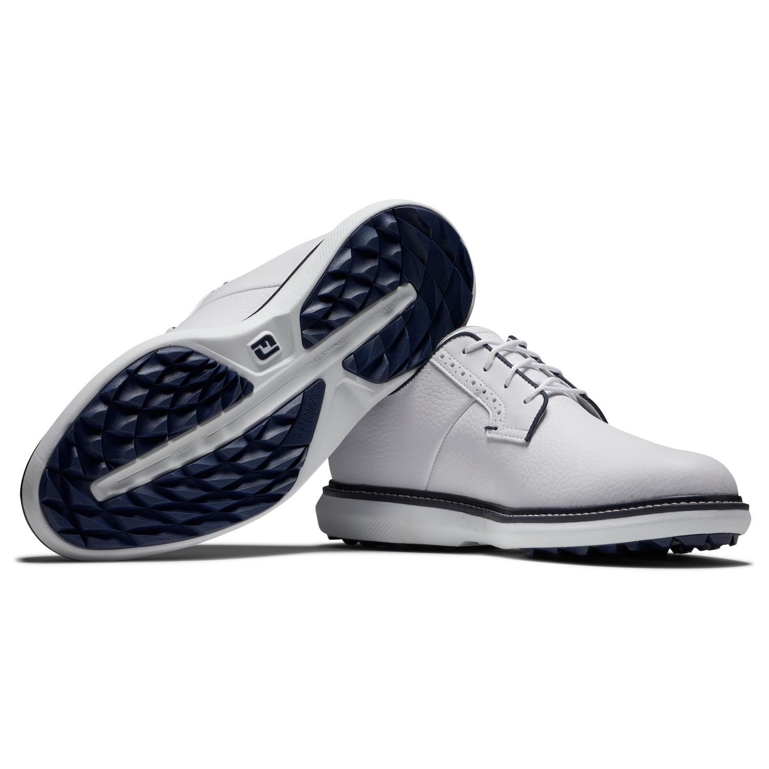 FootJoy Traditions męskie buty golfowe, białe/navy blucher