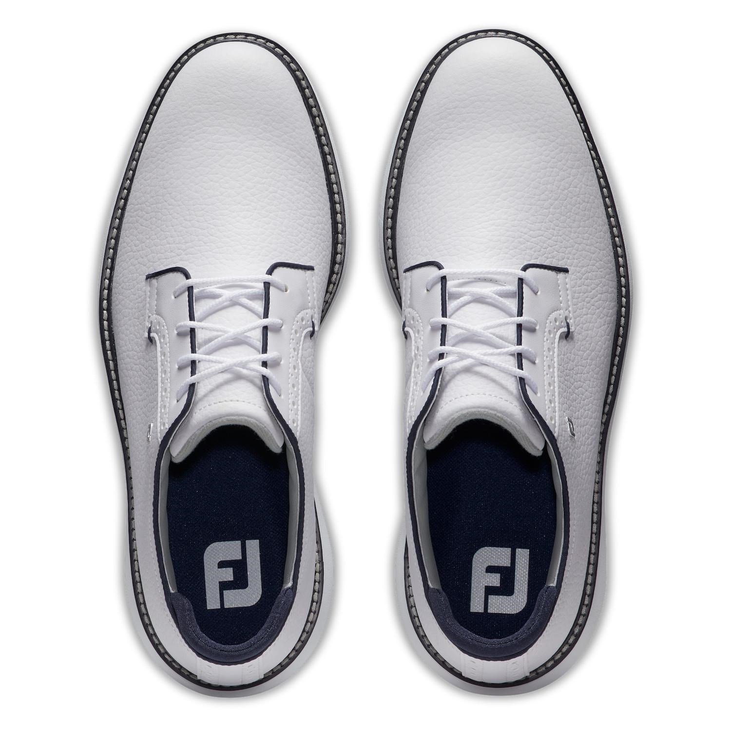 FootJoy Traditions męskie buty golfowe, białe/navy blucher