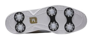 FootJoy Traditions damskie buty golfowe, white/tan/black
