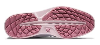 FootJoy Traditions Spikeless damskie buty golfowe, biało/różowe