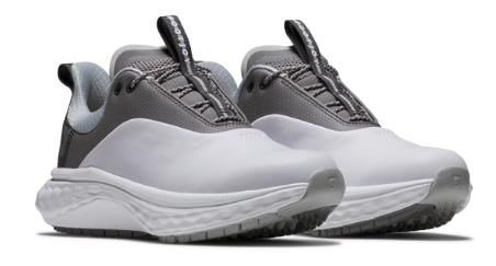 FootJoy Quantum Leather damskie buty golfowe, biało/szare