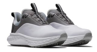FootJoy Quantum Leather damskie buty golfowe, biało/szare