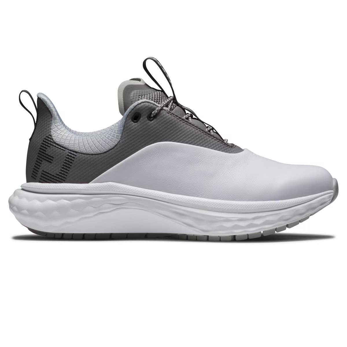 FootJoy Quantum Leather damskie buty golfowe, biało/szare