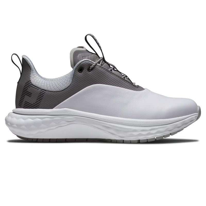FootJoy Quantum Leather damskie buty golfowe, biało/szare