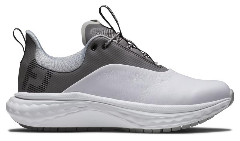 FootJoy Quantum Leather damskie buty golfowe, biało/szare