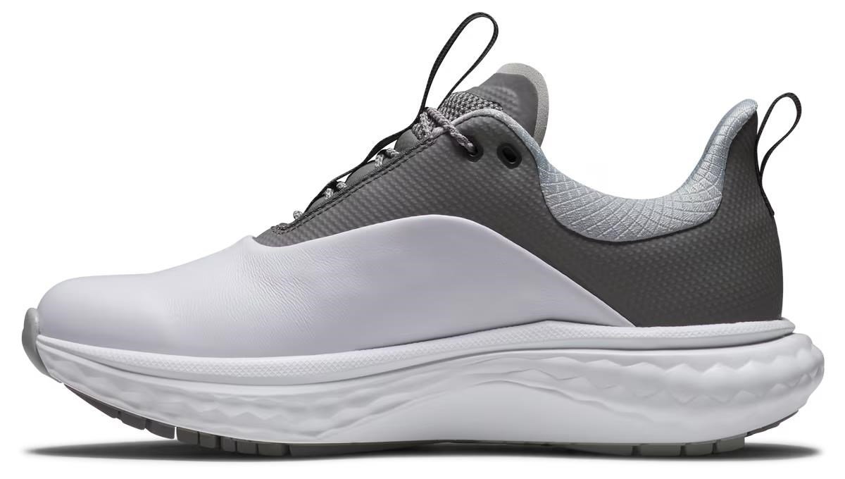 FootJoy Quantum Leather damskie buty golfowe, biało/szare
