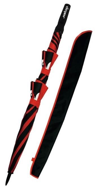 Clicgear Dual Canopy parasol 68", czarno/czerwony