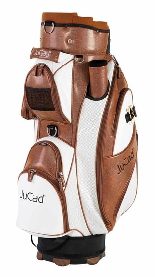 JuCad Style cart bag, biało/brązowy