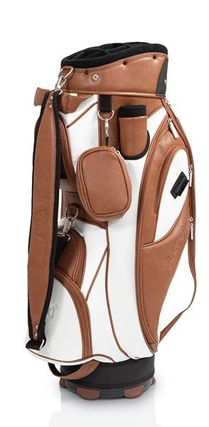 JuCad Style cart bag, biało/brązowy