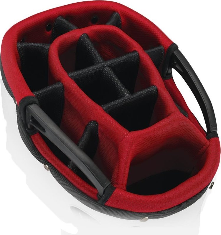Callaway Aqua Dry cart bag, biało/czerwono/czarny