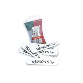 Masters Lead Weights Strips 3g odważniki zapasowe, 8 szt.