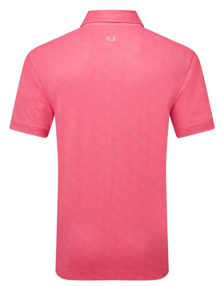 FootJoy Speckle Print Pique męskie polo, różowe