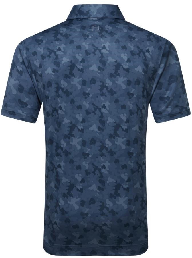 FootJoy Pop Camo Lisle męskie polo, granatowy