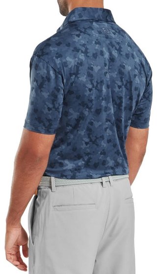 FootJoy Pop Camo Lisle męskie polo, granatowy