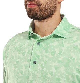 FootJoy Pop Camo Lisle męskie polo, pistachio