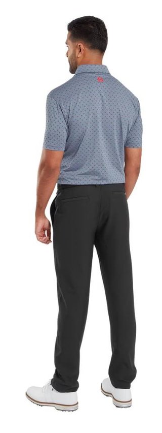 FootJoy Flower Bud Foulard Lisle męskie polo, flint