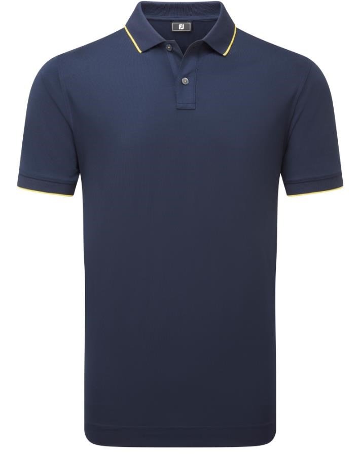 FootJoy Tipped Pique męskie polo, granatowy