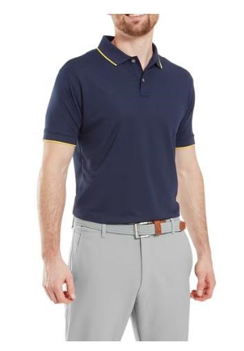 FootJoy Tipped Pique męskie polo, granatowy